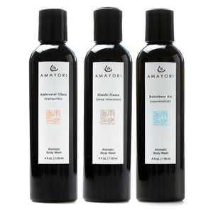 The Three Baths Aromatic Body Wash Set