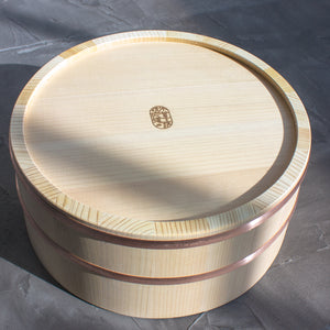 Hinoki Bucket, Hinoki Bath Bucket, Bottom View, Amayori