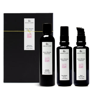 The Cherry Blossom Bathhouse Body Care Set